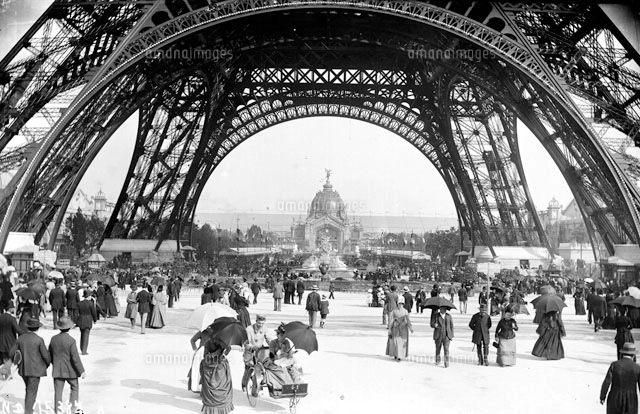 1900年パリ万国博覧会刻印 ステレオスコープ 日本風景立体写真153枚 パリ万国博覧会 パリ（1889年）[22177002860]の写真・イラスト素材