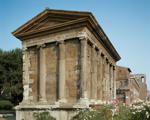 Temple Of Fortuna Virilis Rear の写真素材 イラスト素材 アマナイメージズ