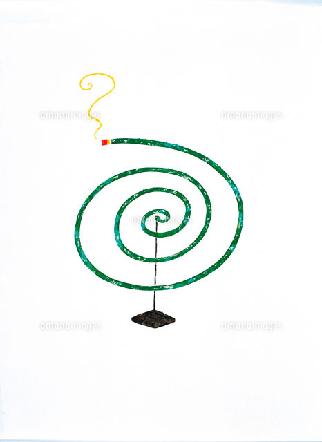 蚊取り線香 イラスト の写真素材 イラスト素材 アマナイメージズ