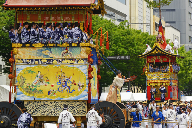 祇園祭 前祭 山鉾巡行 菊水鉾[22456003280]の写真・イラスト素材