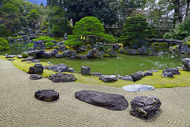 京都府 醍醐寺 三宝院 庭園 の写真素材 イラスト素材 アマナイメージズ