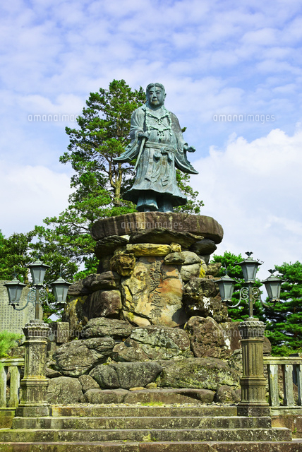 石川県 兼六園 日本武尊の像[22456004565]の写真・イラスト素材