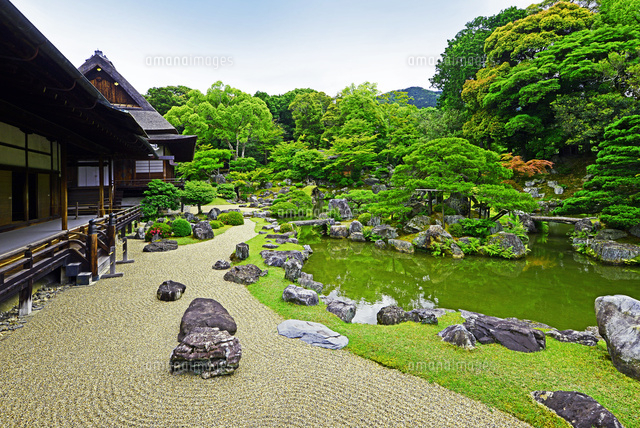 京都府 醍醐寺 三宝院 庭園 の写真素材 イラスト素材 アマナイメージズ