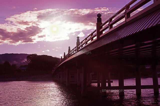 滋賀県 大津市 瀬田 唐橋 近江八景 瀬田の夕照[22456005280]の写真