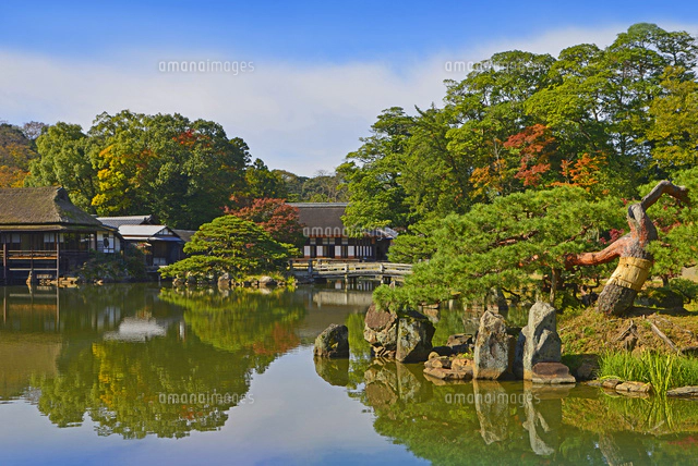 ジグソーパズル 　彦根城と秋の玄宮園