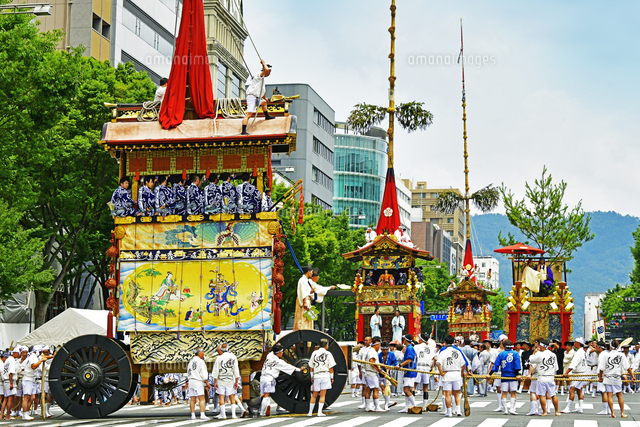 京都府 祇園祭 前祭 山鉾巡行 菊水鉾[22456007080]の写真