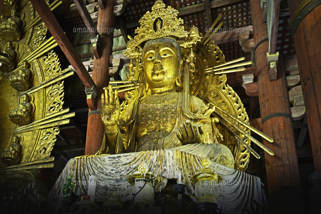 東大寺 大仏殿 （金堂） 奈良県 奈良市[22456010923]の写真・イラスト