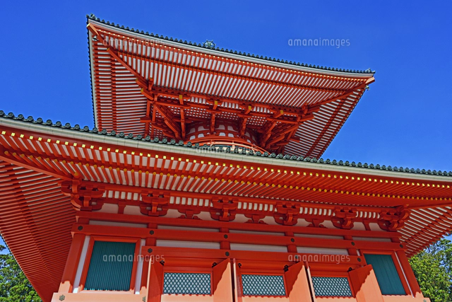高野山 金剛峯寺 壇上伽藍 根本大塔 和歌山県 伊都郡[22456010978]の