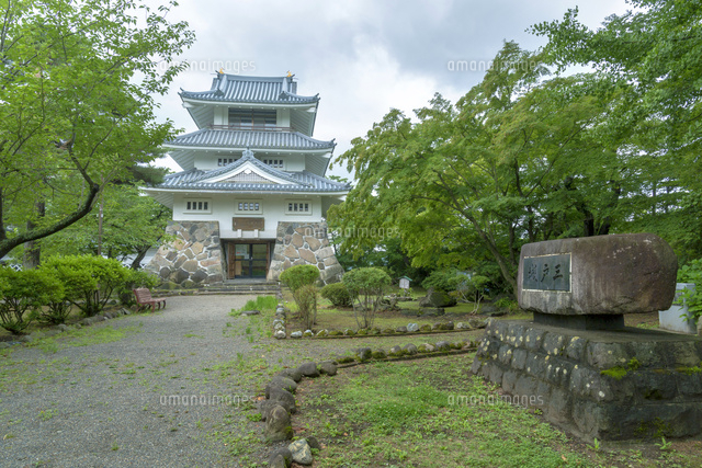 城山公園の三戸城温故館 の写真素材 イラスト素材 アマナイメージズ