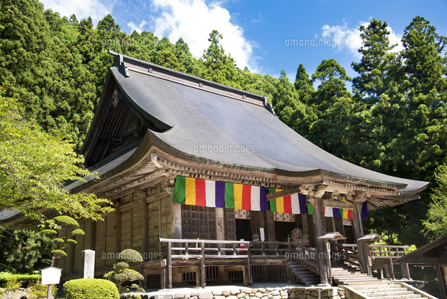 山寺根本中堂[22548000948]の写真素材・イラスト素材｜アマナイメージズ
