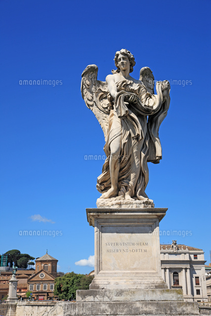 ローマ歴史地区,サンタンジェロ橋の天使像[22585001526]の写真