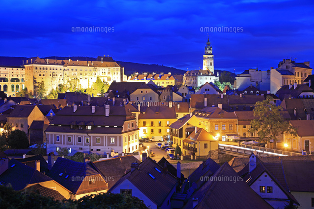 チェコ チェスキー クルムロフ 歴史地区 の写真素材 イラスト素材 アマナイメージズ
