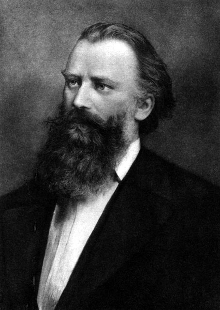 J. Brahms肖像、W. Pech署名入版画 1940年頃 J. Brahms肖像、W. Pech