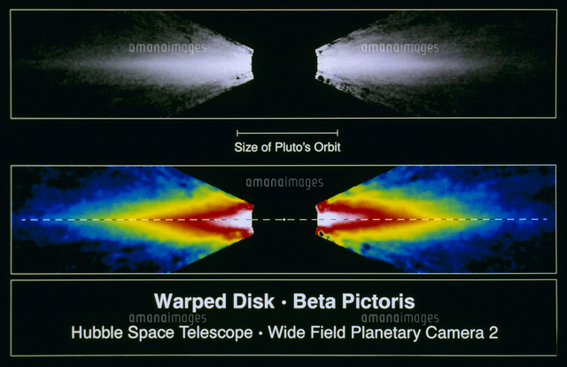 がか座ベータ星のガス円盤[23018049101]の写真素材・イラスト素材｜アマナイメージズ