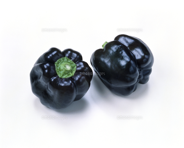 パプリカ ブラックパプリカ の写真素材 イラスト素材 アマナイメージズ