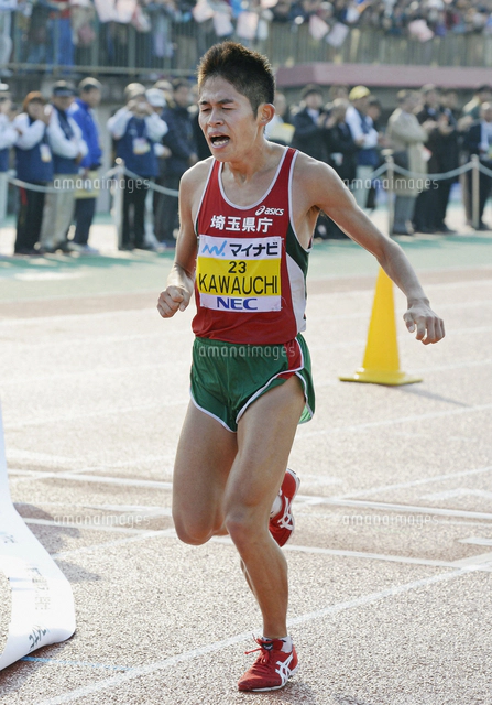 福岡国際マラソン、瀬古利彦選手が3年ぶり4度目の優勝＝福岡市