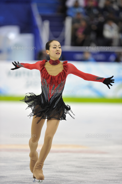 バンクーバー五輪 第14日 フィギュア女子フリー 浅田真央の演技 画像