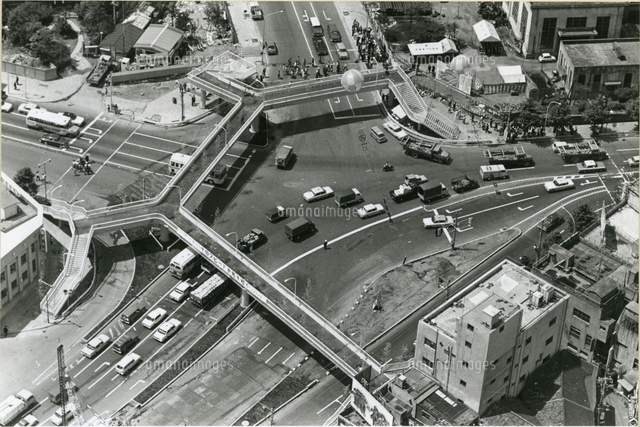 1967年 西新宿1・7丁目（空撮）[23027010206]の写真・イラスト 