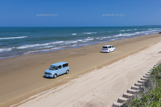 千里浜なぎさドライブウェイ[25041033425]の写真・イラスト素材
