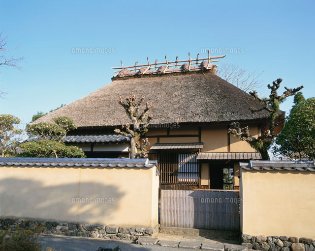 風景画 パステル画 長野県茅野市福沢区 福沢諭吉先祖の地 福沢諭吉旧宅[25053005478]の写真・イラスト素材｜アマナイメージズ