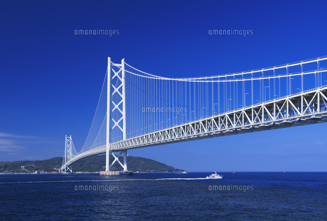 明石海峡大橋 の写真素材 イラスト素材 アマナイメージズ