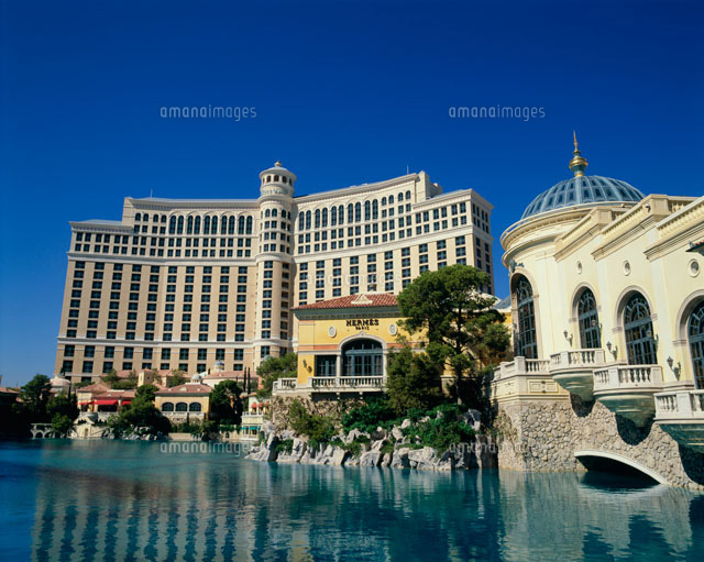 ベラッジオ ホテルと高級店 の写真素材 イラスト素材 アマナイメージズ