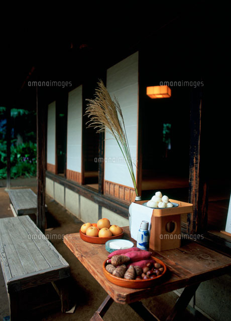 十五夜の飾り の写真素材 イラスト素材 アマナイメージズ