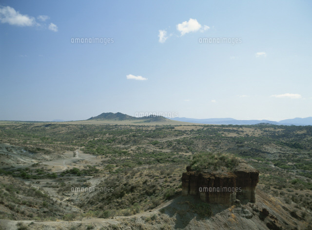 人類発祥の地オルドバイ渓谷 の写真素材 イラスト素材 アマナイメージズ