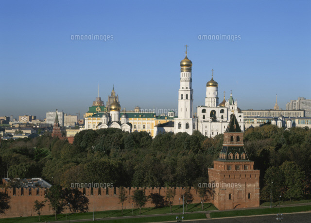 クレムリン イワン大帝の鐘楼 の写真素材 イラスト素材 アマナイメージズ