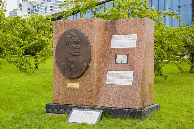 杉原　千畝　記念　アンティーク 杉原千畝記念碑[25126031474]の写真・イラスト素材｜アマナ