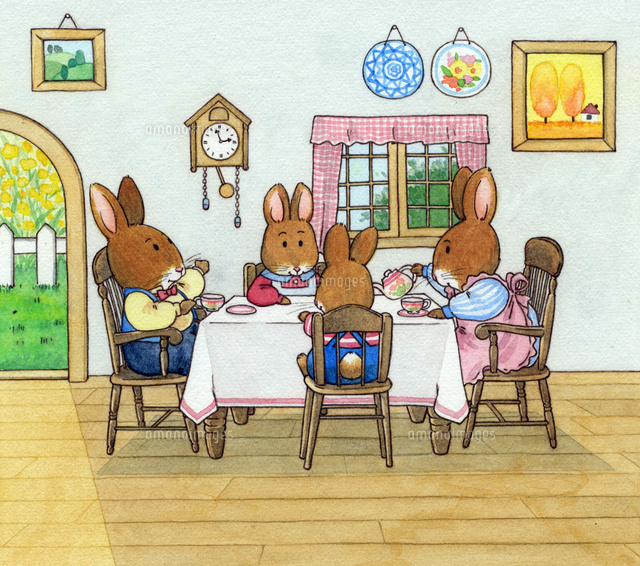 楽しい食卓 の写真素材 イラスト素材 アマナイメージズ