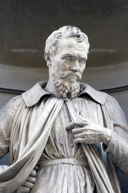 ミケランジェロ像[25205008095]の写真・イラスト素材｜アマナイメージズ