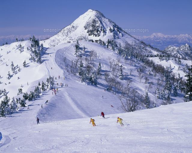 志賀高原熊ノ湯スキー場 の写真素材 イラスト素材 アマナイメージズ