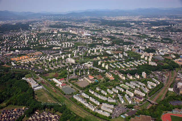 多摩ニュータウン 諏訪 永山付近より多摩センター方面を望む の写真素材 イラスト素材 アマナイメージズ