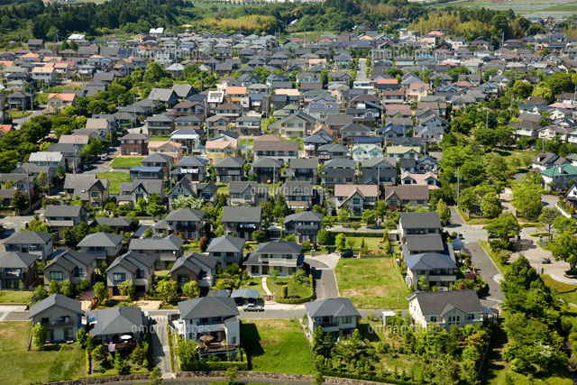 新興住宅地 の写真素材 イラスト素材 アマナイメージズ