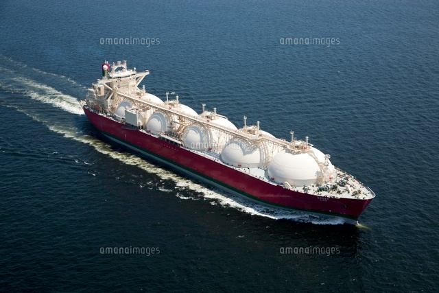 ｌｎｇ ガスタンカー 横浜港 の写真素材 イラスト素材 アマナイメージズ