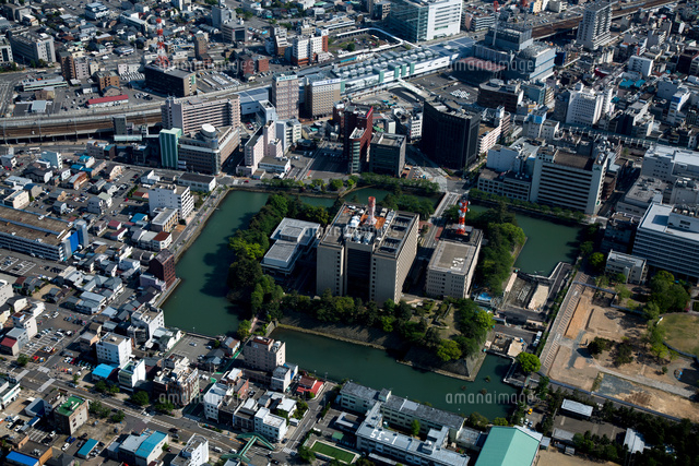 福井城跡(福井県庁)周辺[25397013313]の写真・イラスト素材｜アマナ