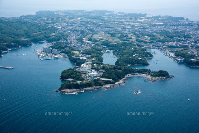 油壷より油壷湾、小網代湾、諸磯湾周辺[25397015104]の写真・イラスト