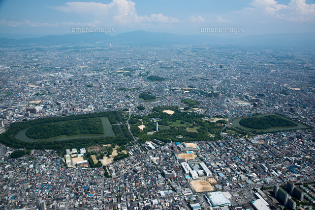 百舌鳥古墳群周辺 の写真素材 イラスト素材 アマナイメージズ