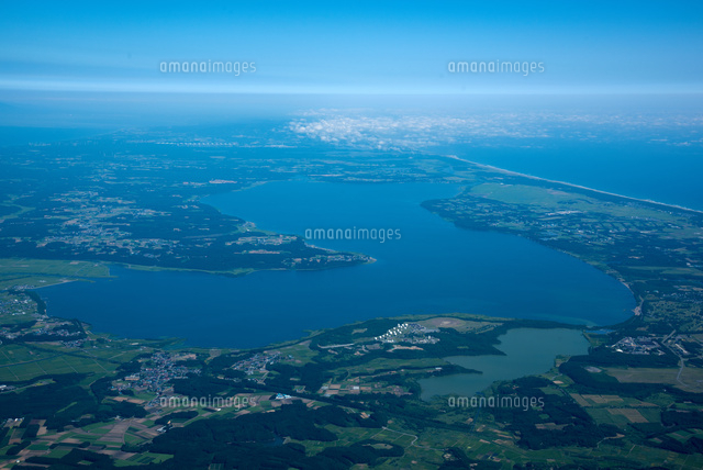 小川原湖 姉沼周辺 の写真素材 イラスト素材 アマナイメージズ