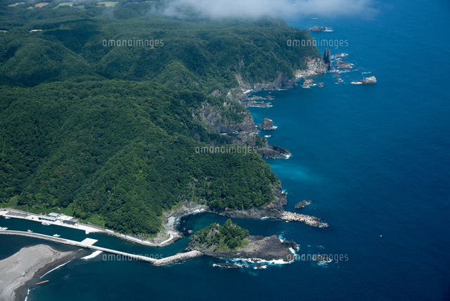 三陸海岸(小浜崎,小本周辺)[25397015800]の写真・イラスト素材
