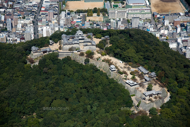 松山城 金亀城 勝山城 伊予松山城 の写真素材 イラスト素材 アマナイメージズ