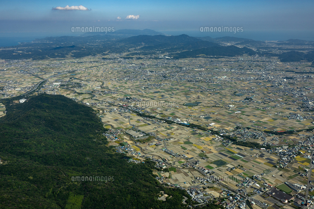 三原平野(淡路島賀集より洲本方面)[25397021803]の写真・イラスト素材