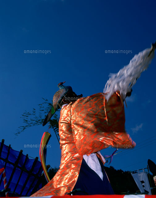 ♪猿面神楽の衣装 江戸 茨城、西金砂郷神社祭礼 【公式通販】