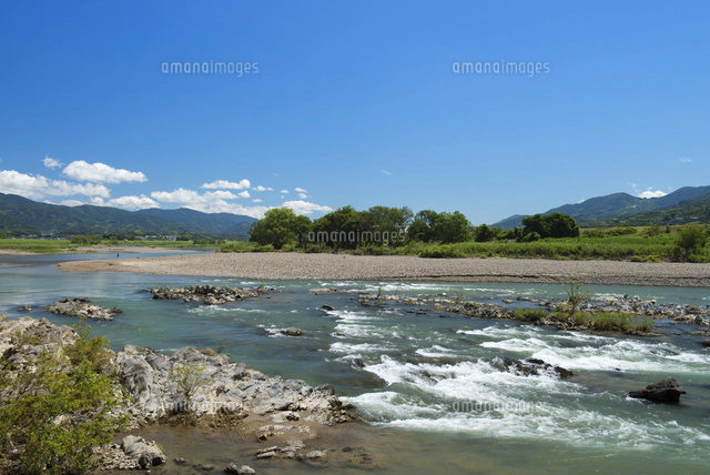No. 1【初夏の紀の川里風景】 紀ノ川[25488028479]の写真・イラスト素材｜アマナイメージズ