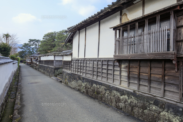 武家屋敷 江戸屋横丁 木戸孝允旧宅[25488037729]の写真・イラスト素材