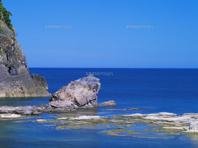 香住海岸 今子浦 カエル島[25516037626]の写真・イラスト素材｜アマナ