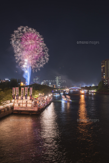 天神祭 の写真素材 イラスト素材 アマナイメージズ