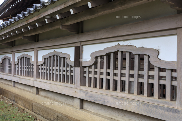 川越城 川越城本丸御殿 櫛形塀 の写真素材 イラスト素材 アマナイメージズ