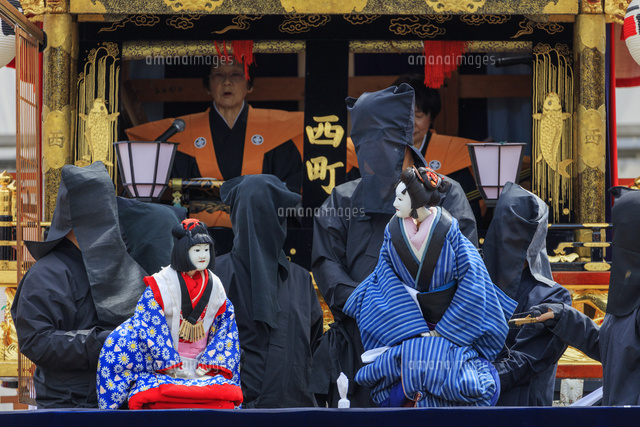 知立祭り 人形浄瑠璃 の写真素材 イラスト素材 アマナイメージズ